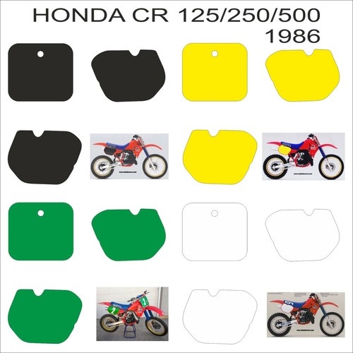 Honda 125 250 500 - honda, 1985-86